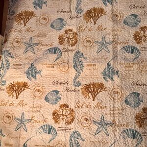 Nautical Reversible Quilt 50x60